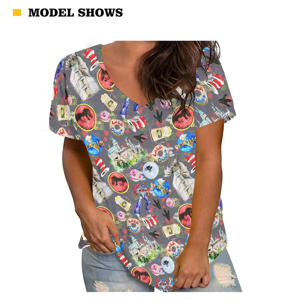 Universal Women's V-neck Top