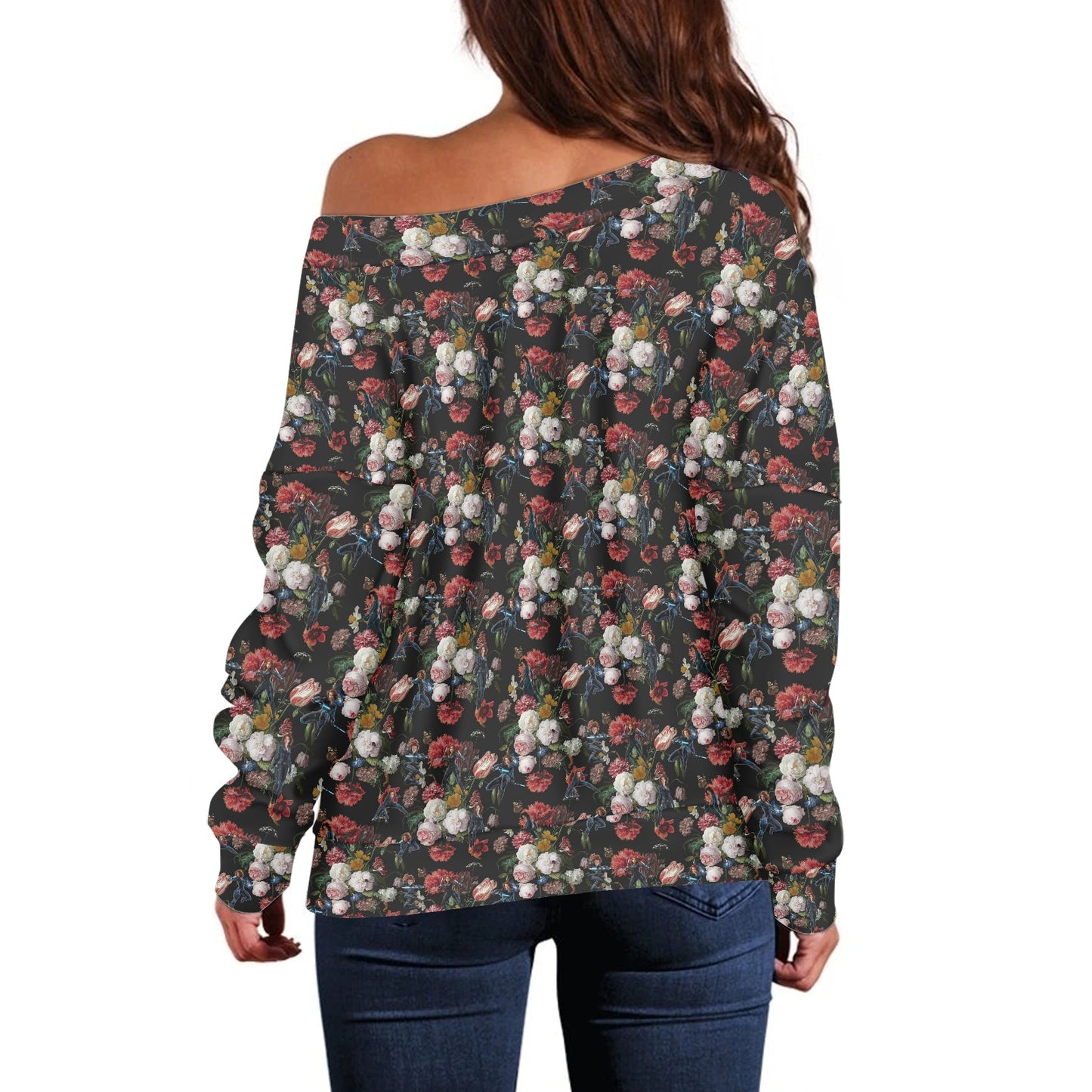 Black Widow Women's one-shoulder top