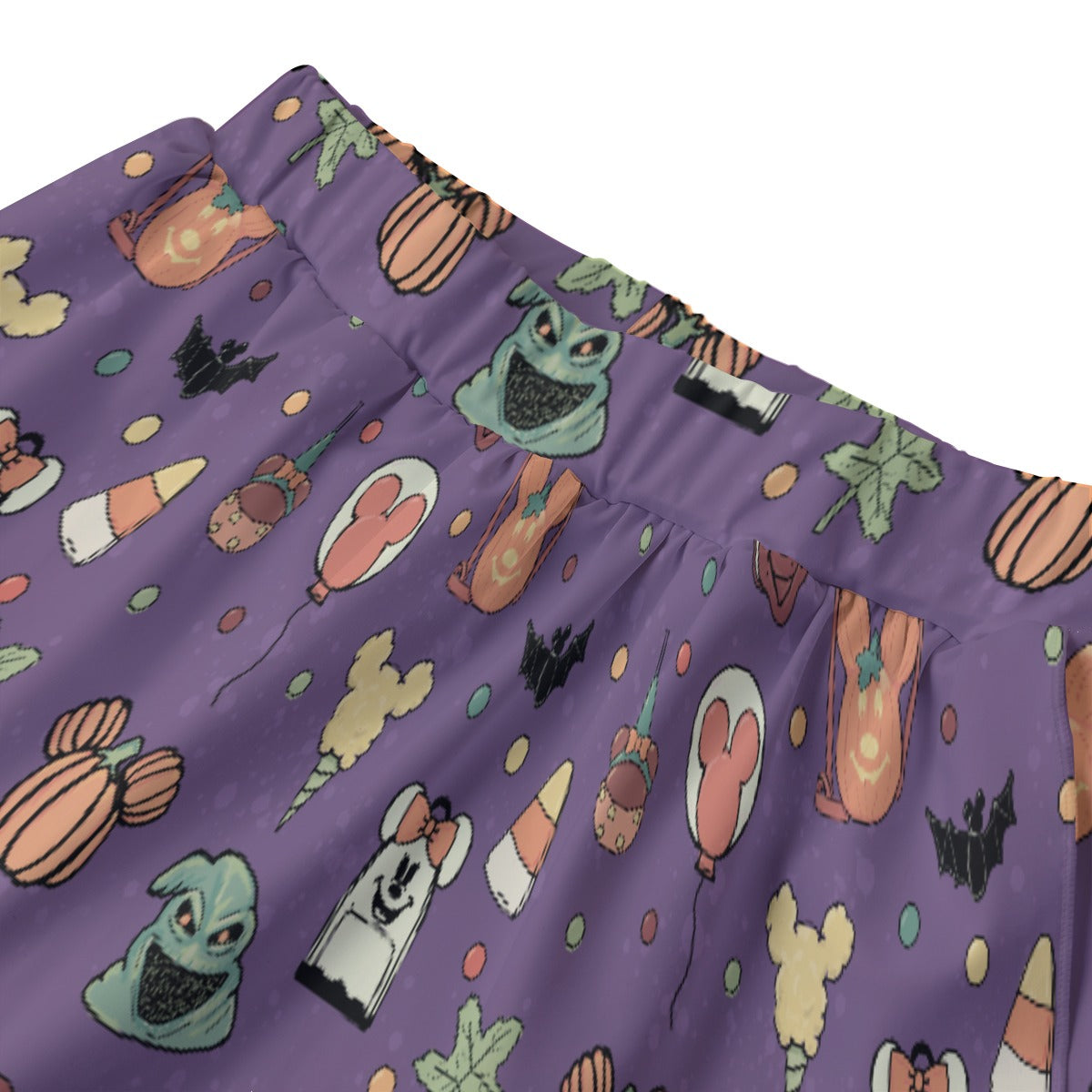Boho Halloween Purple Women's Sports Skorts