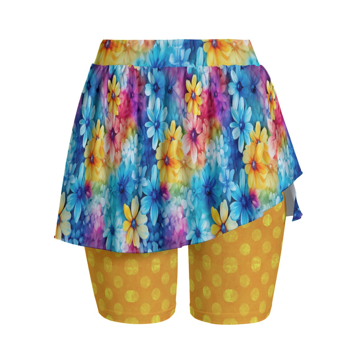 Watercolor Floral Women's Sports Skorts