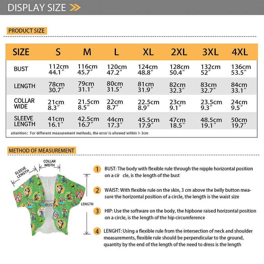 Gawrsh! Women's cardigan chiffon shirt