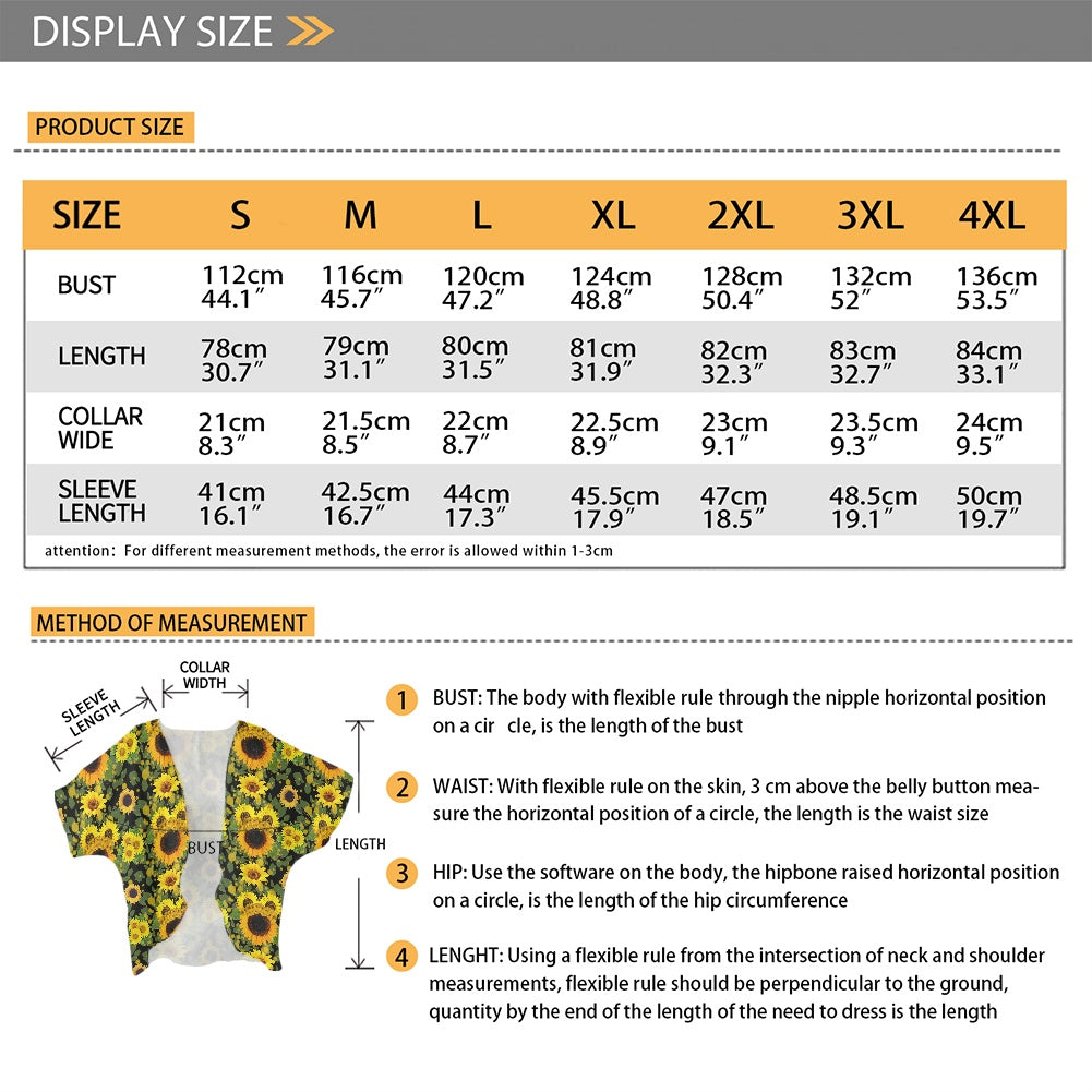 Sunny Ears Women's cardigan chiffon shirt