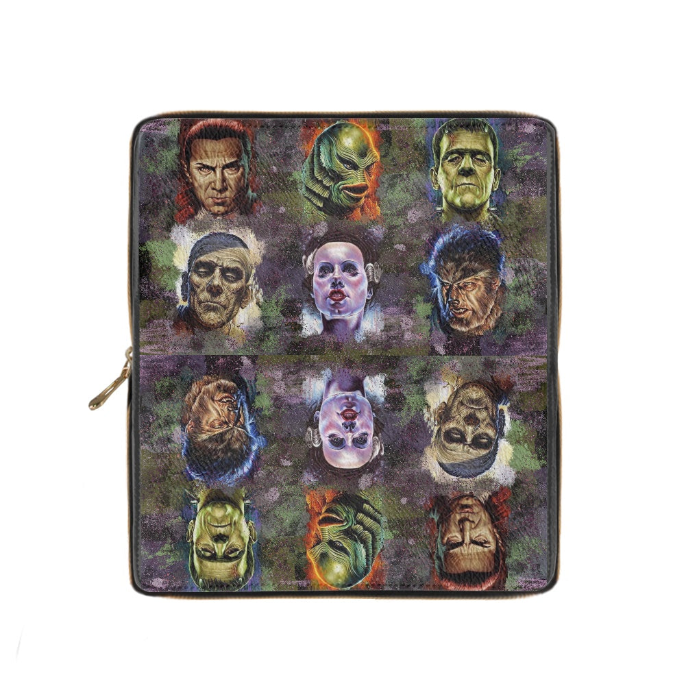 Movie Monsters PU wallet (nylon zipper)