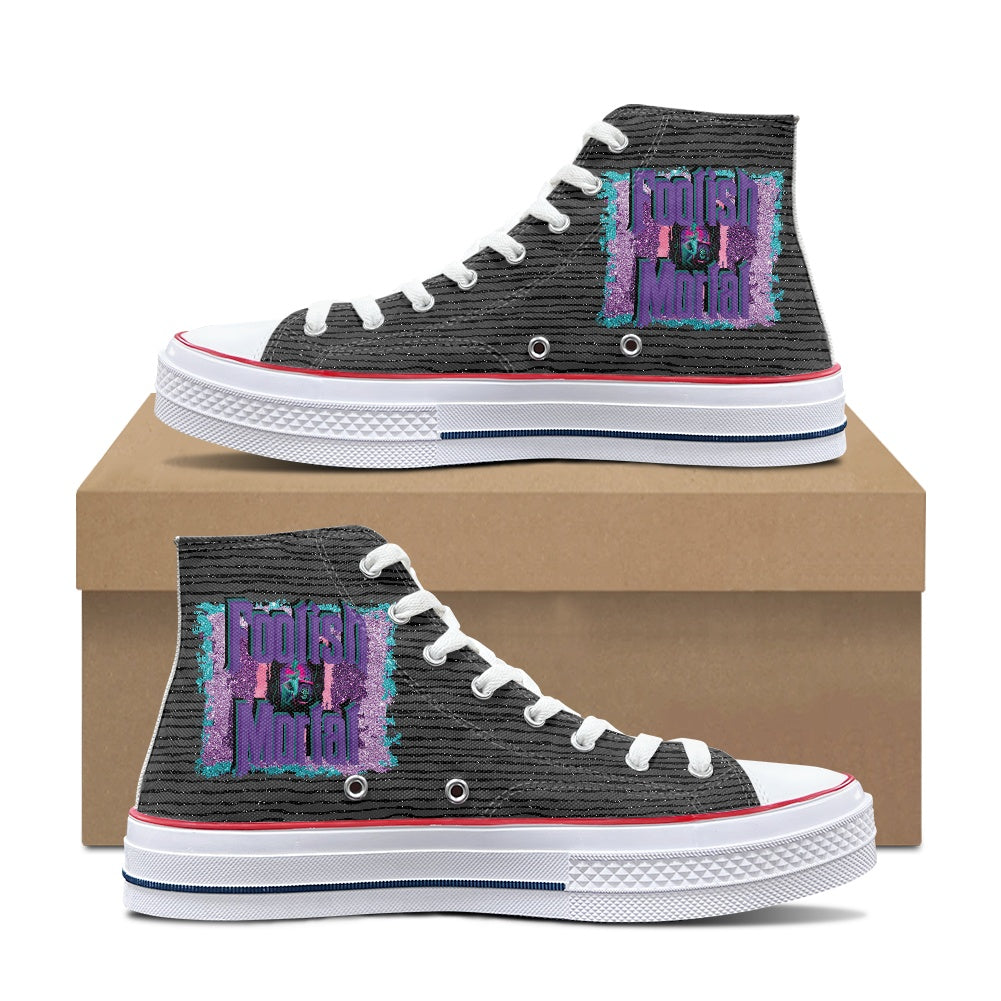 HM Foolish Mortal High Top Canvas Shoes