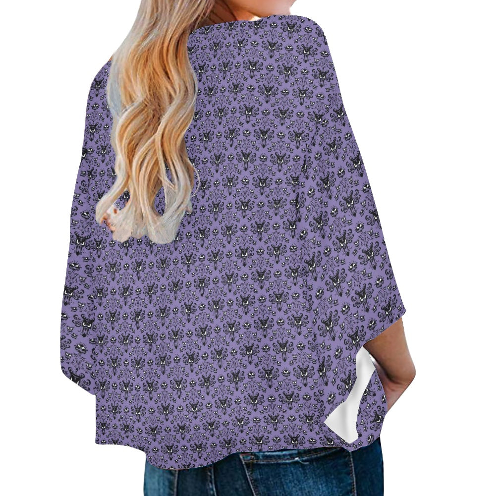 HM Wallpaper Women‘s’ V-neck Streamers Blouse