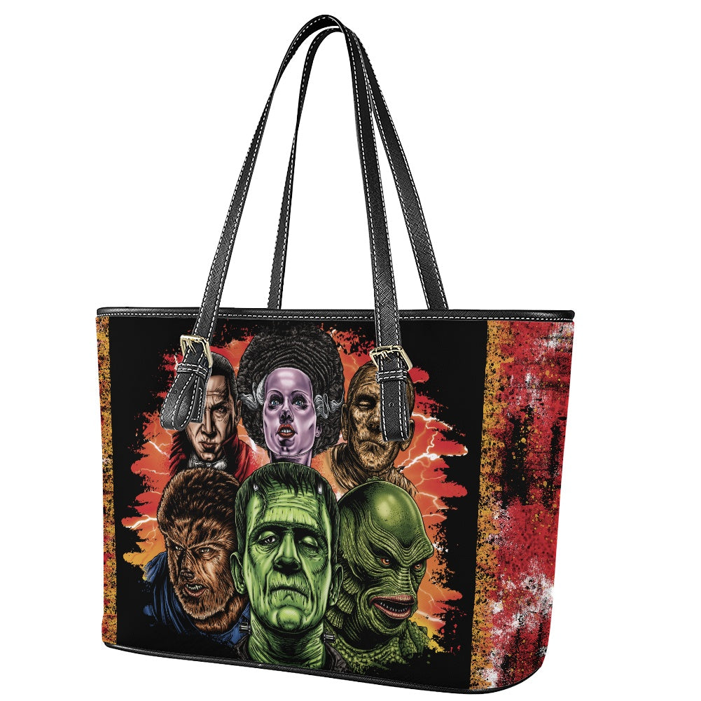Movie Monster Sketch Large Tote