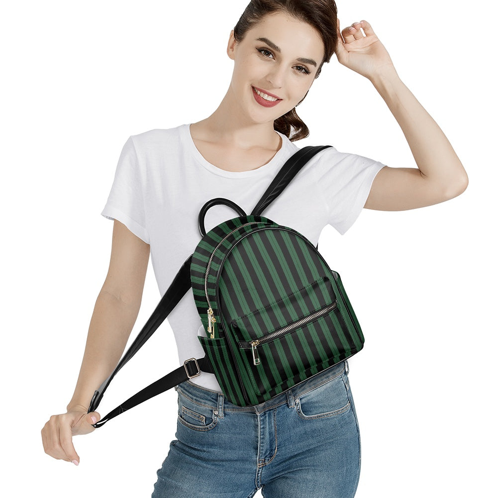 HM Wallpaper Stripe Casual Backpack for women