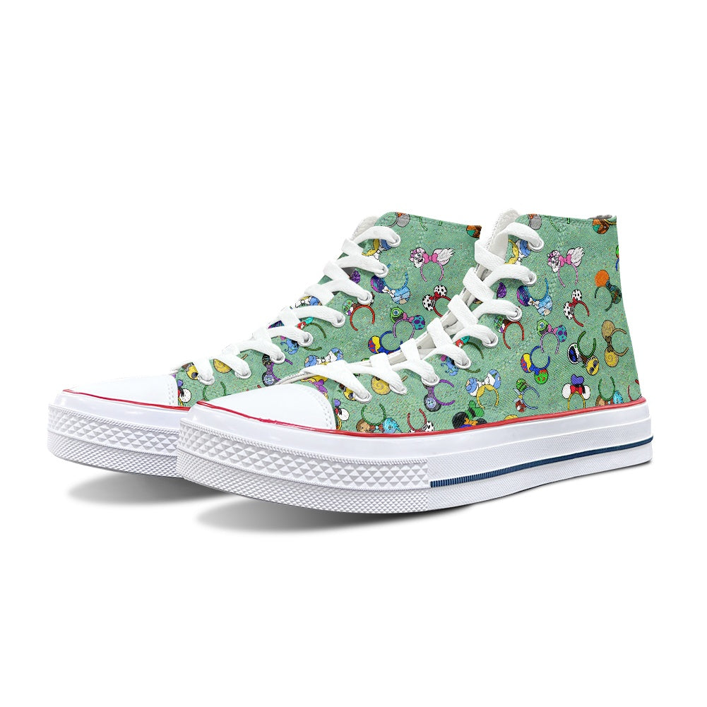 Magical Ears High Top Canvas Shoes