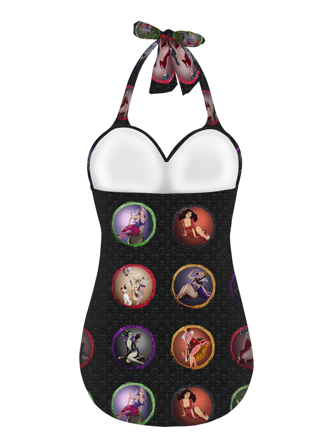 Villain Babes Strappy one piece