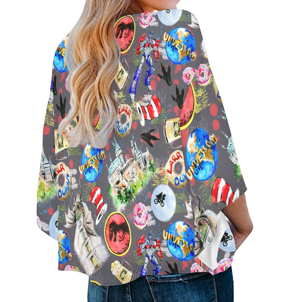 Universal Women‘s’ V-neck Streamers Blouse