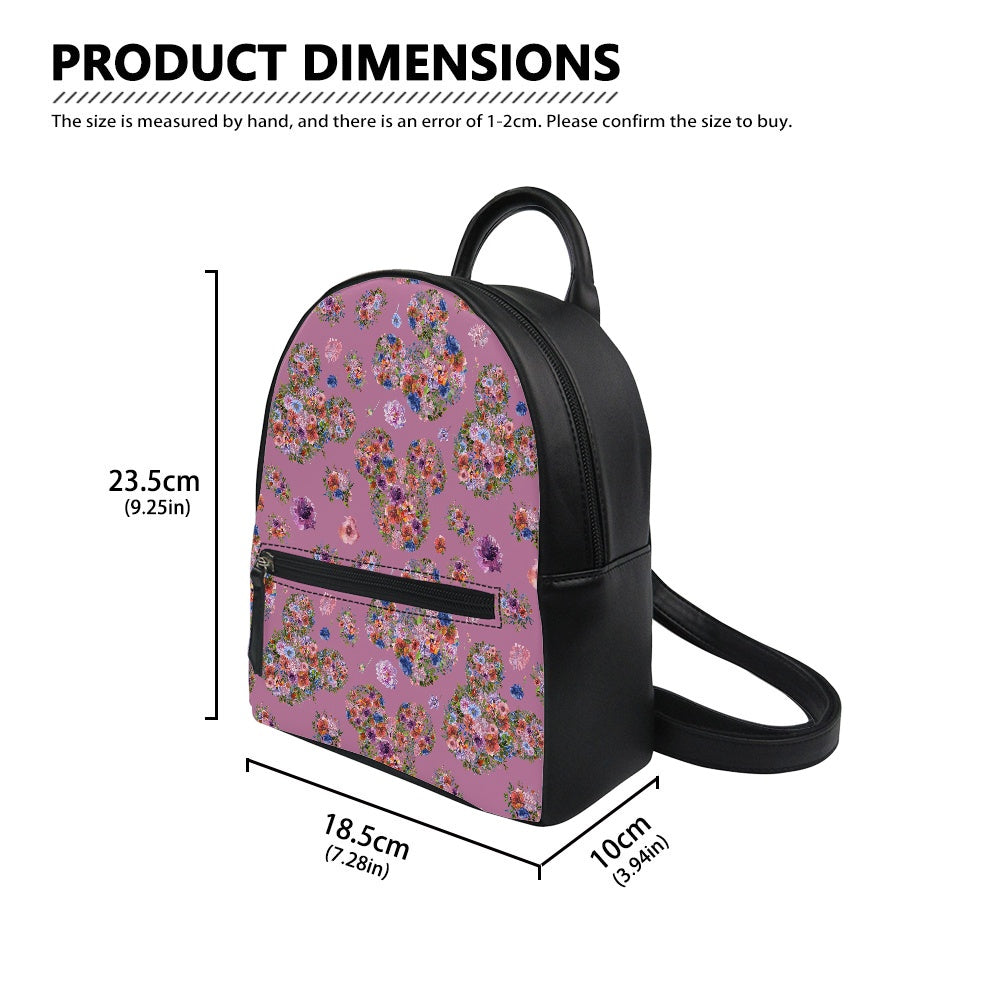 Floral Mouse Small Backpack