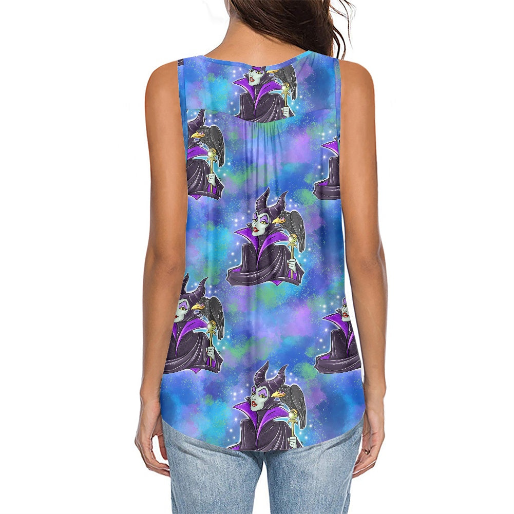 Evil Fairy Women's Sleeveless V-Neck Top