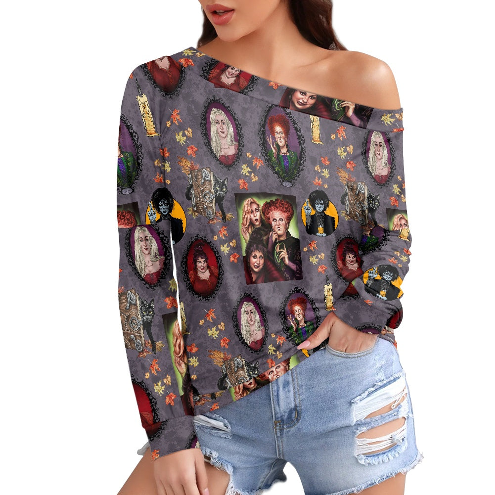 Hocus Portraits Women's one-shoulder top
