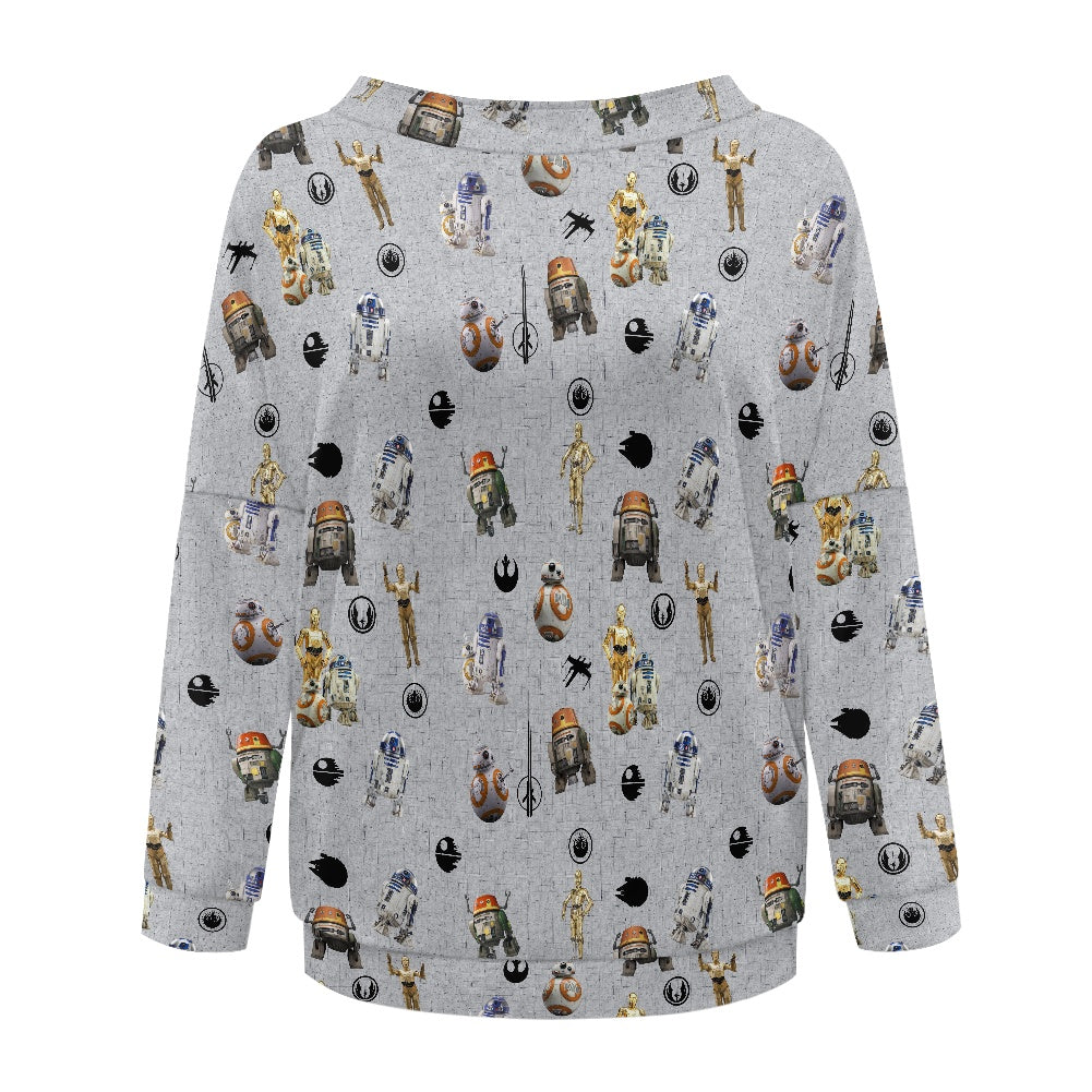 Droids Women's one-shoulder top