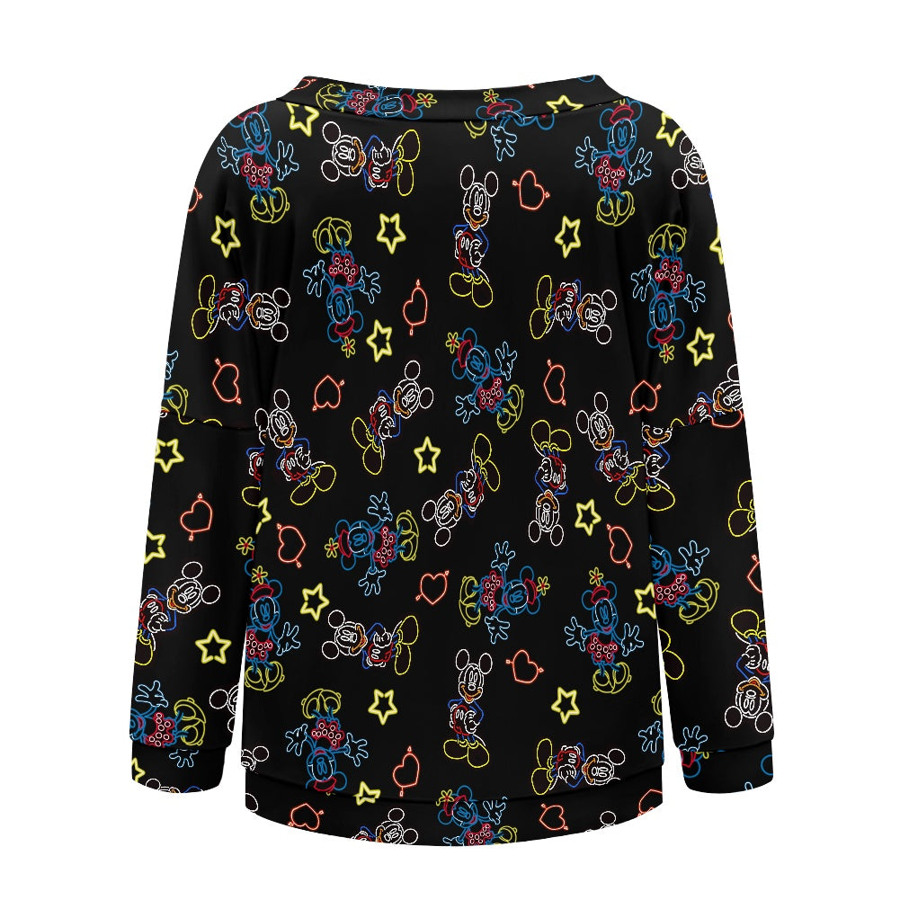 Neon Mouse Women's one-shoulder top