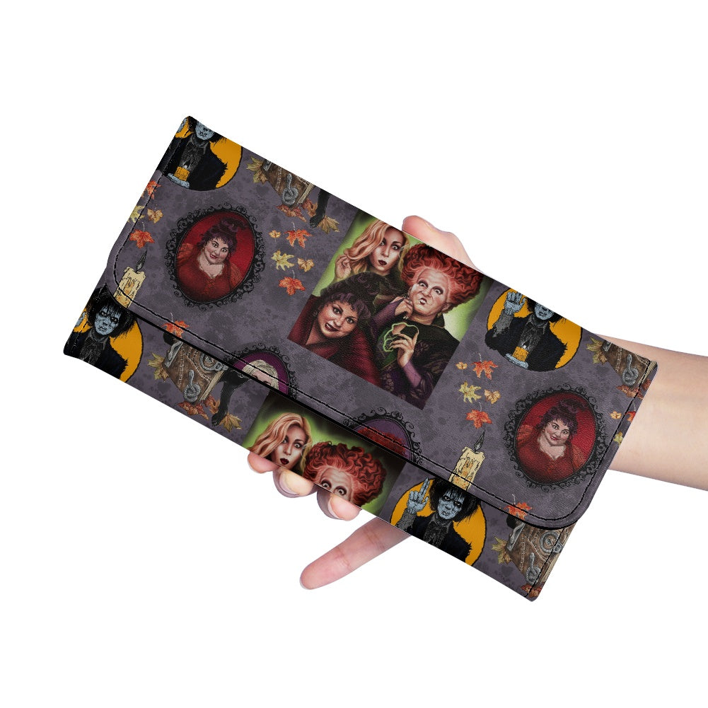 Hocus Portraits Long Folding Wallet