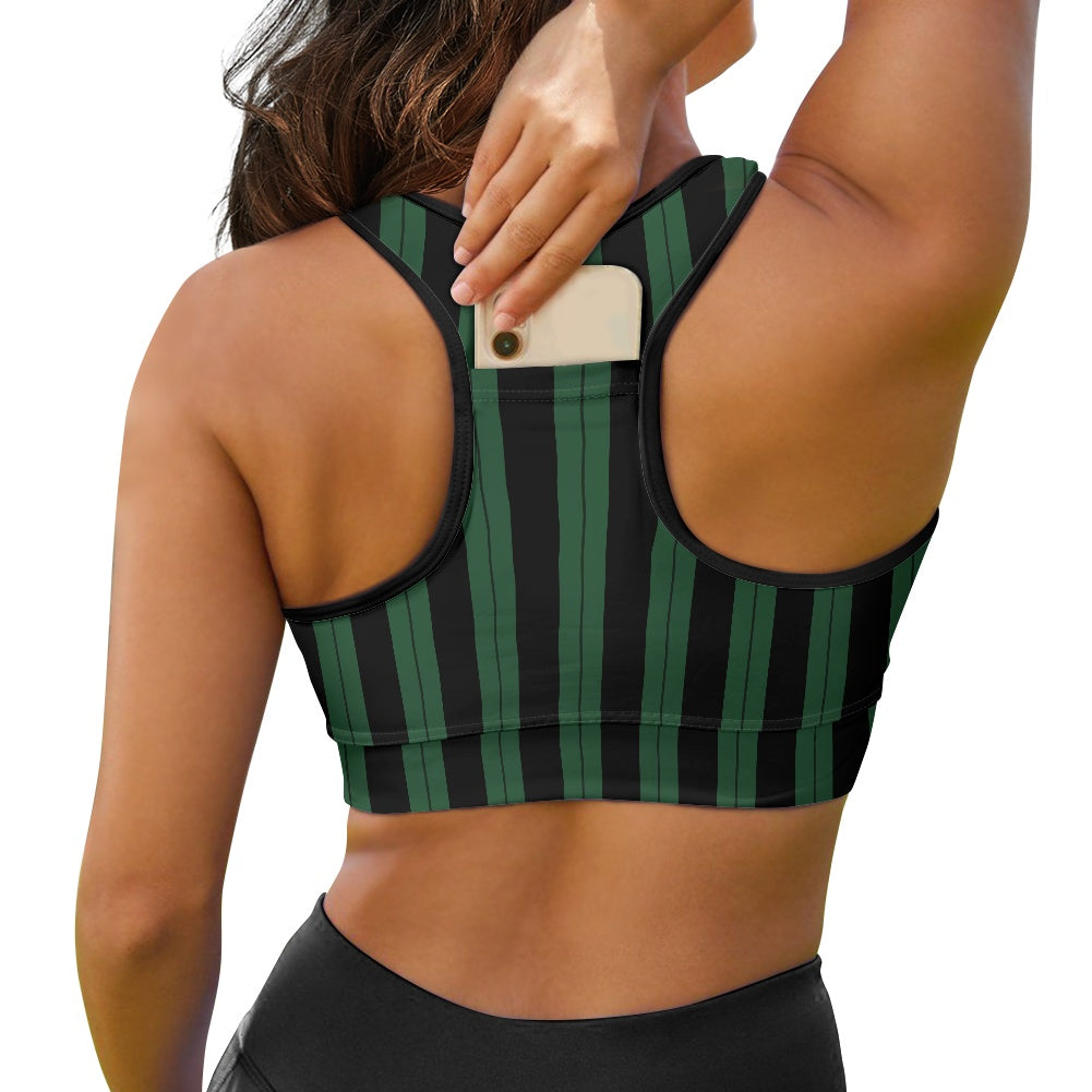 HM Wallpaper Stripe Women's Sports Vest