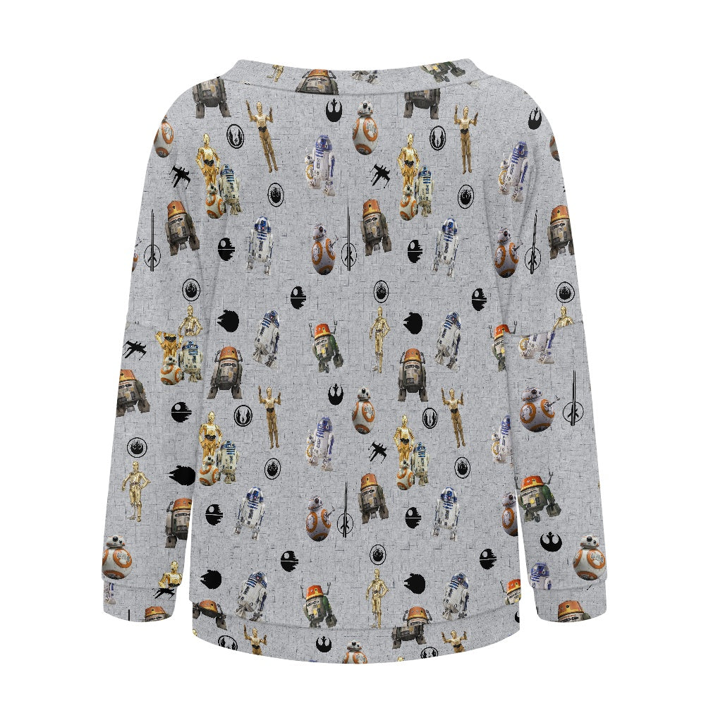 Droids Women's one-shoulder top