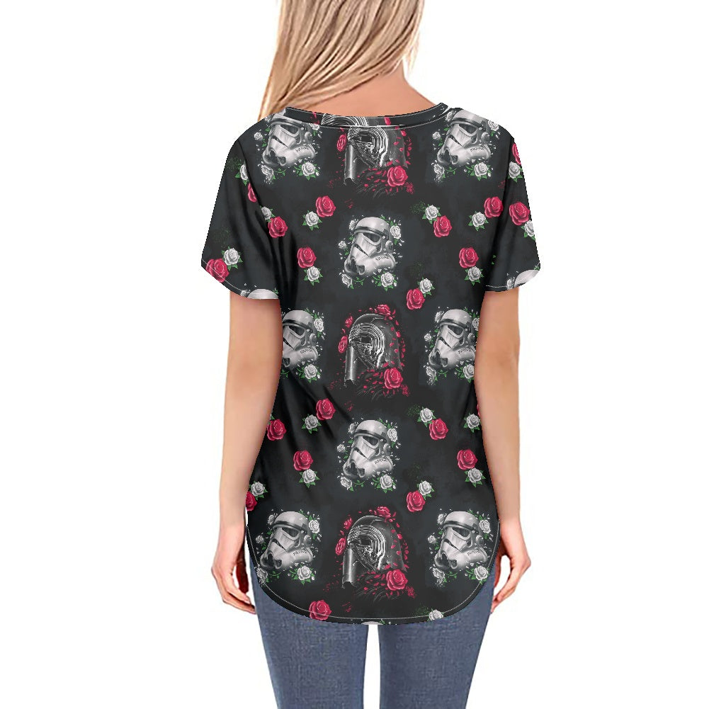 Kylo Trooper Women's V-neck Top