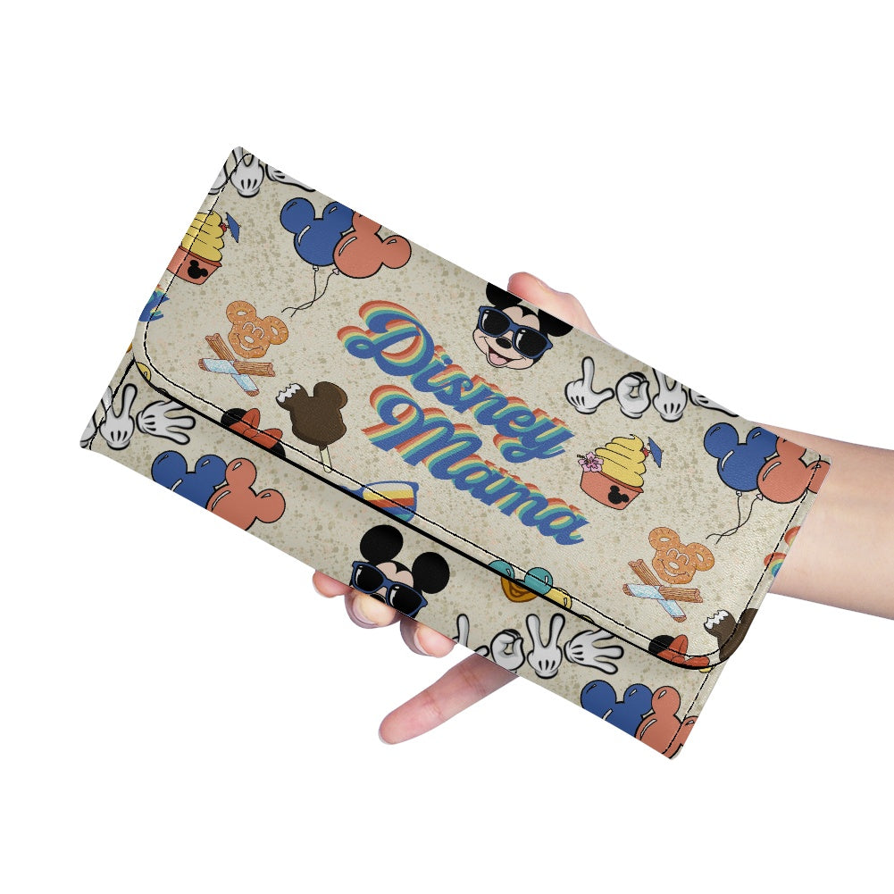 Mouse Mama Long Folding Wallet