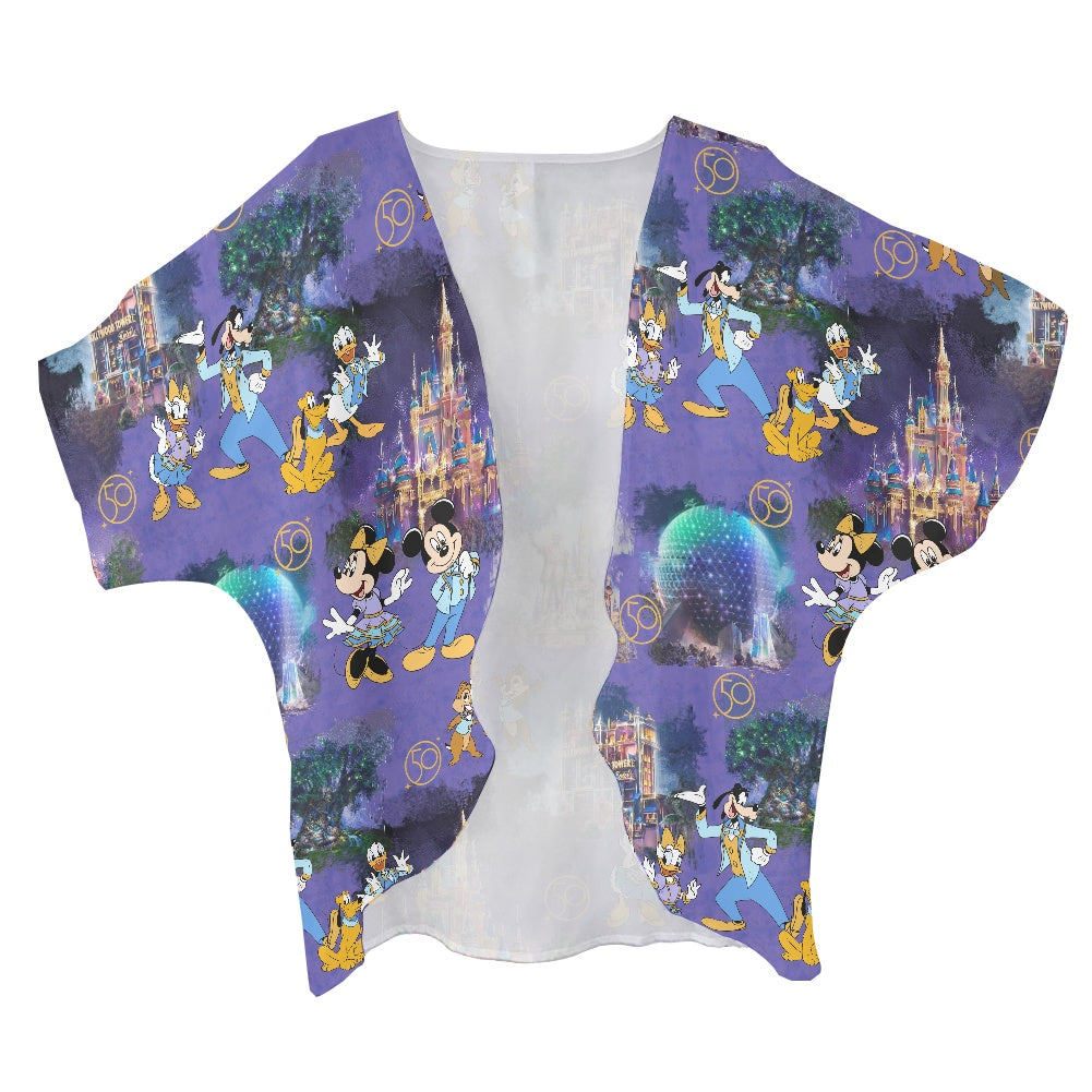 50th Friends Women's cardigan chiffon shirt