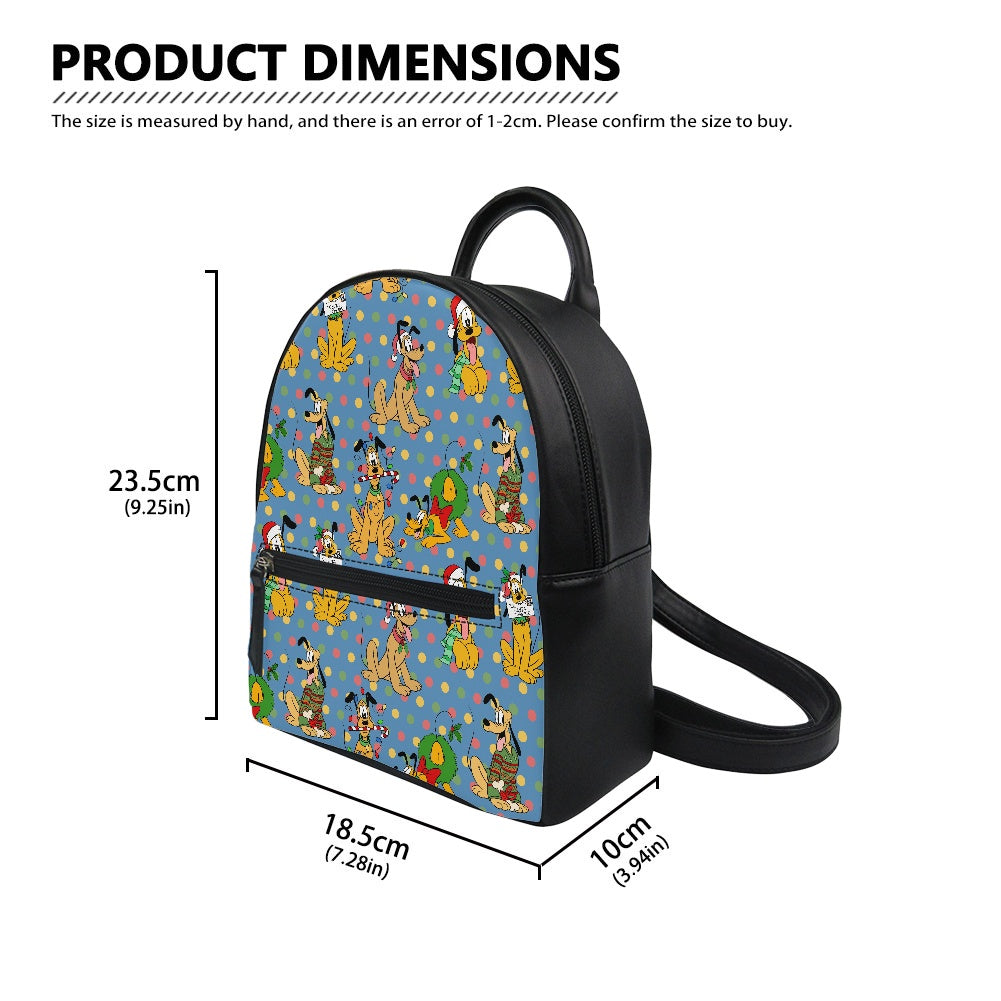 Christmas Pup Small Backpack