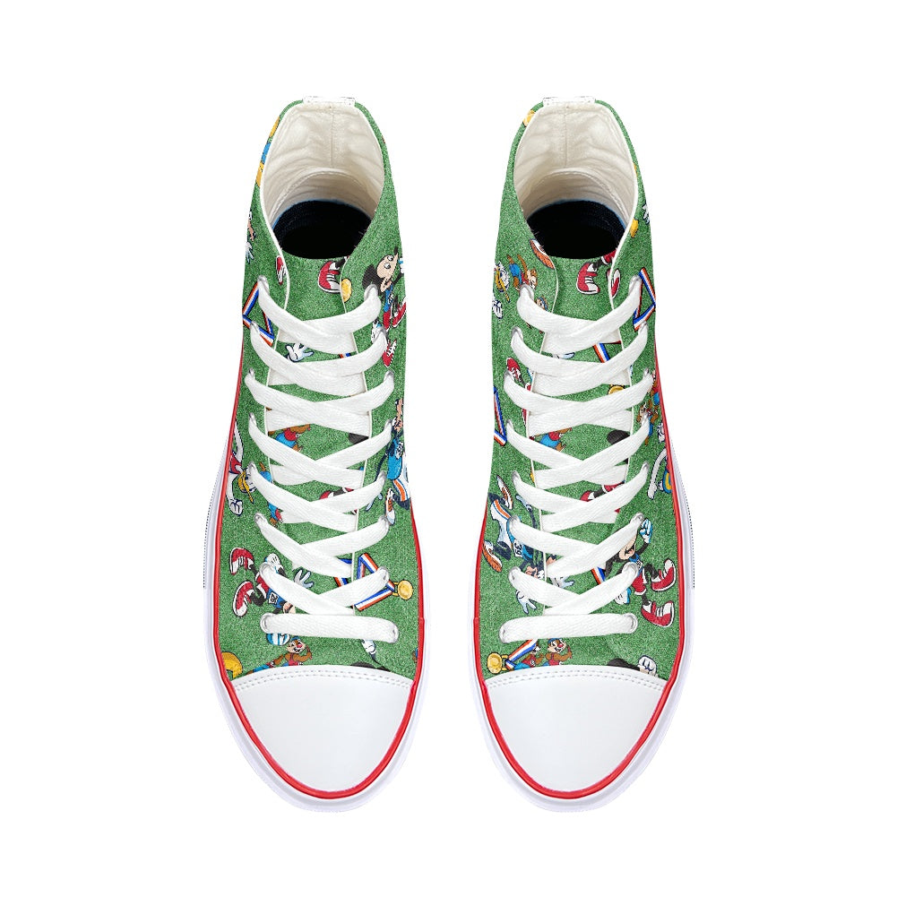 Medal Run High Top Canvas Shoes