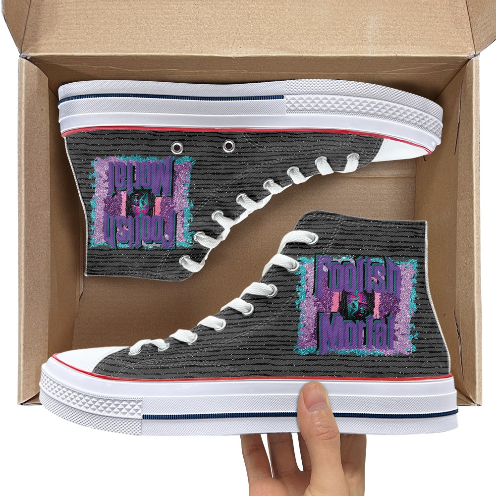 HM Foolish Mortal High Top Canvas Shoes