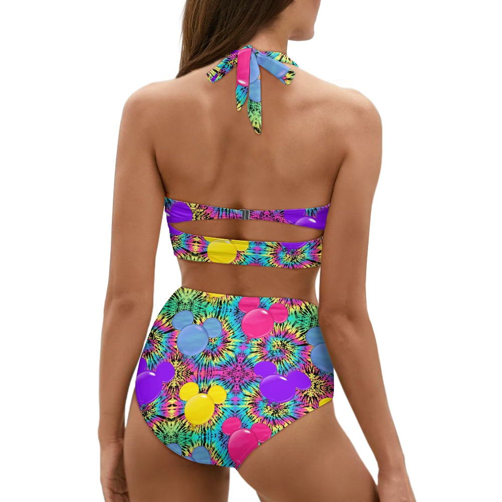 Tie Dye Mouse Two-piece Swimsuit