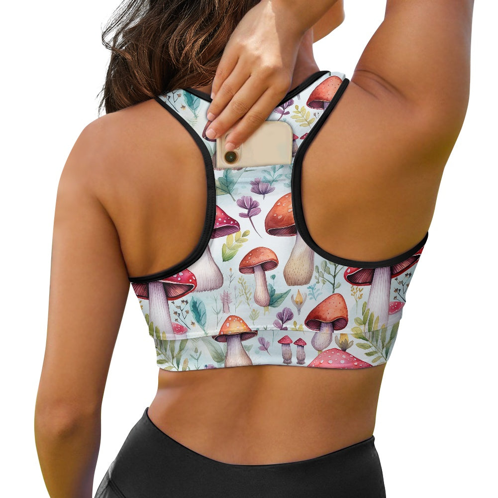 Red Mushrooms Women's Sports Vest