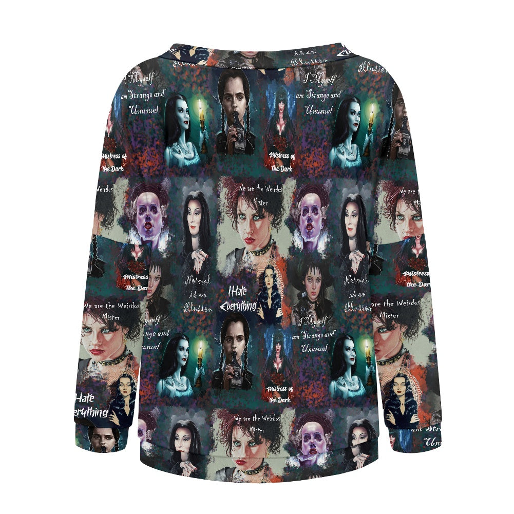 Spooky Babes Women's one-shoulder top