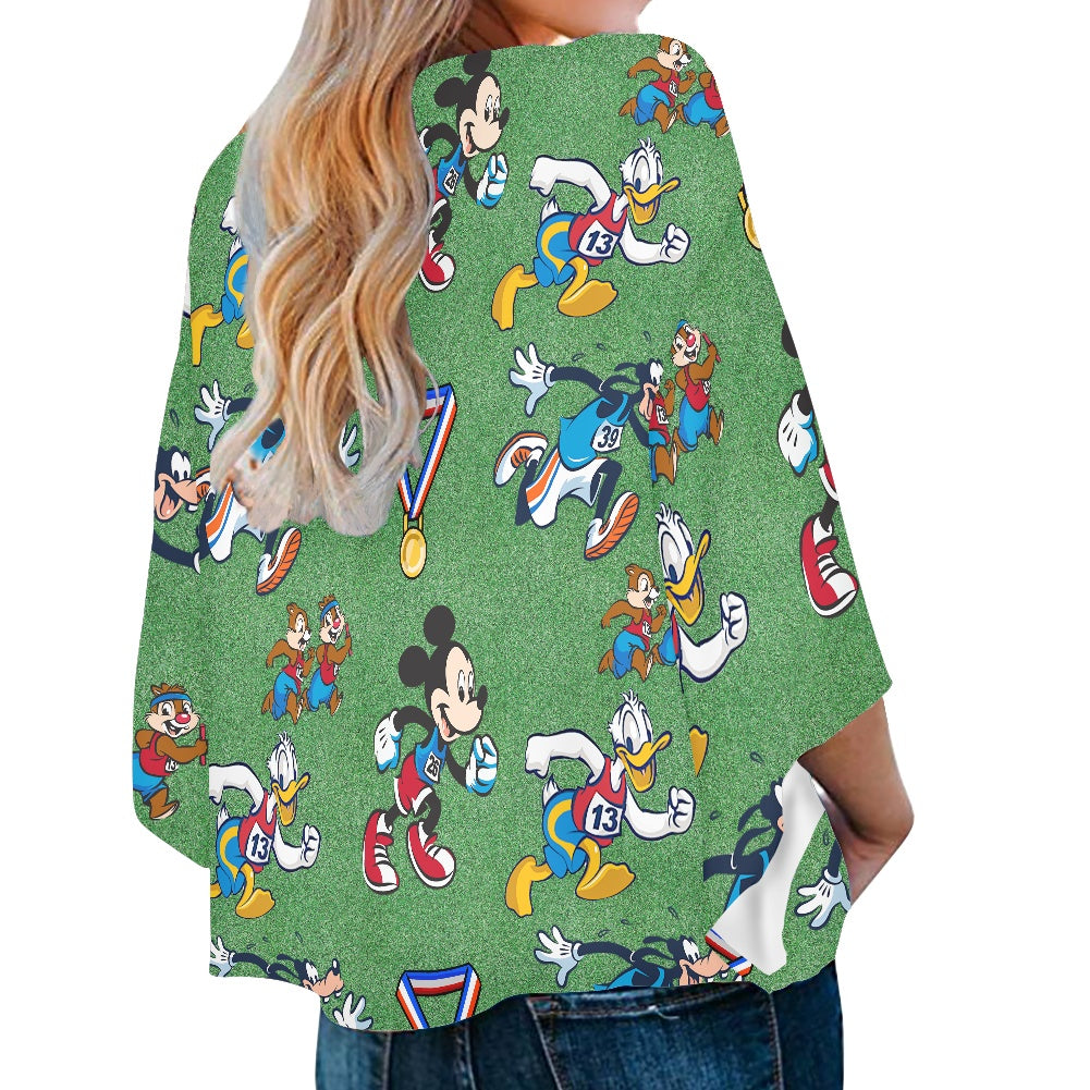 Medal Run Women‘s’ V-neck Streamers Blouse