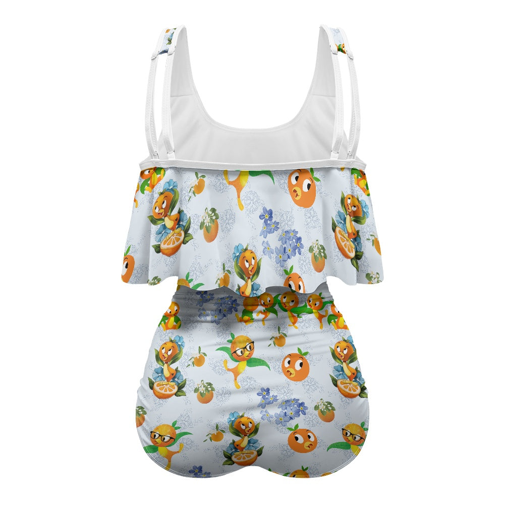 Classic Orange Bird Bikini swimsuit