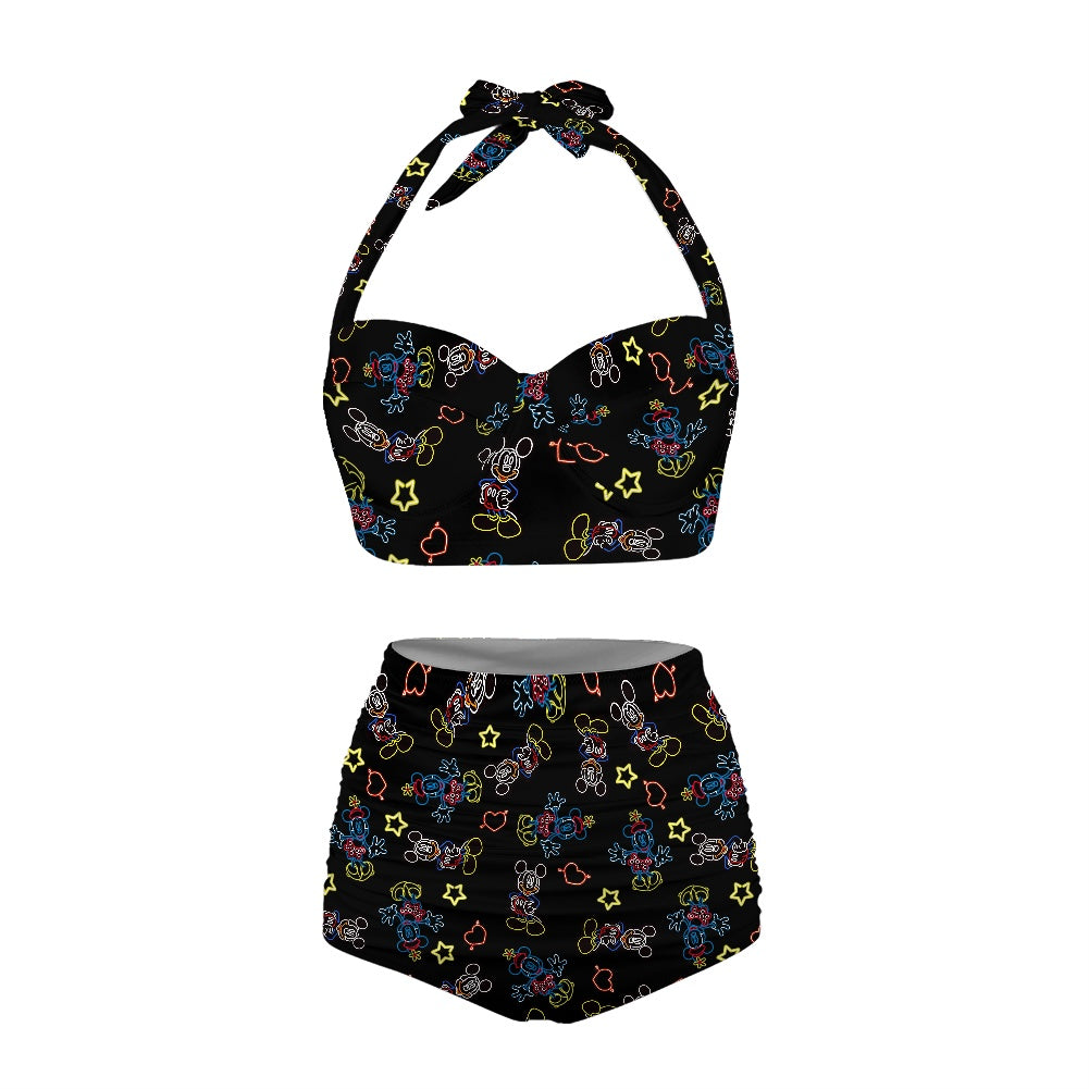 Neon Mouse Two-piece Swimsuit