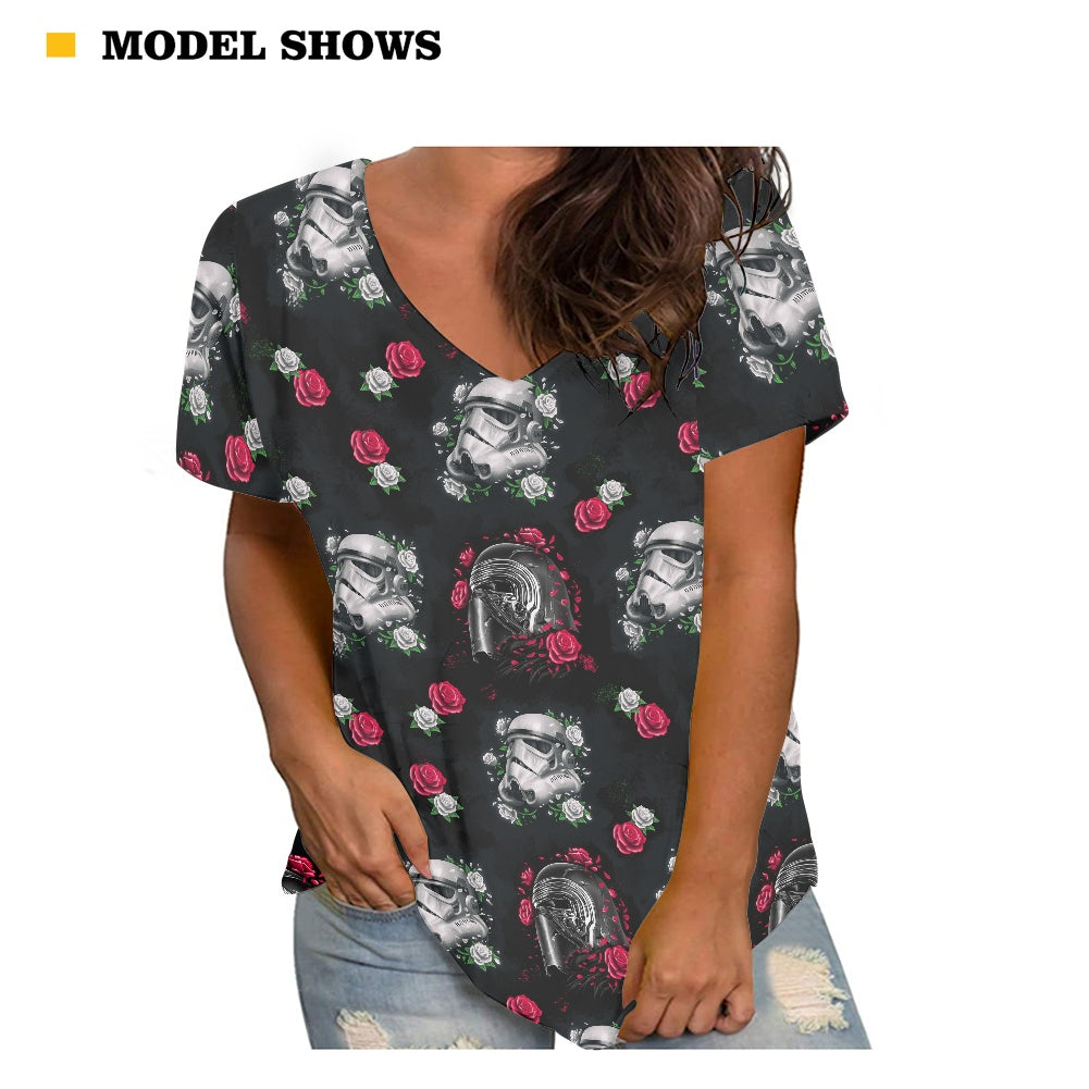 Kylo Trooper Women's V-neck Top