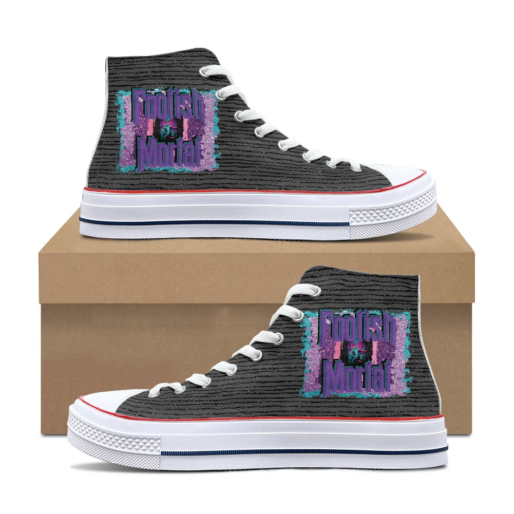 HM Foolish Mortal High Top Canvas Shoes