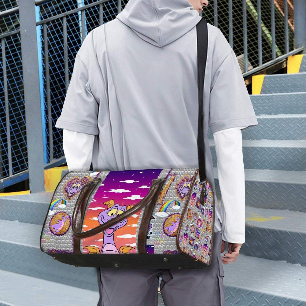 Purple Dragon Travel Handbag