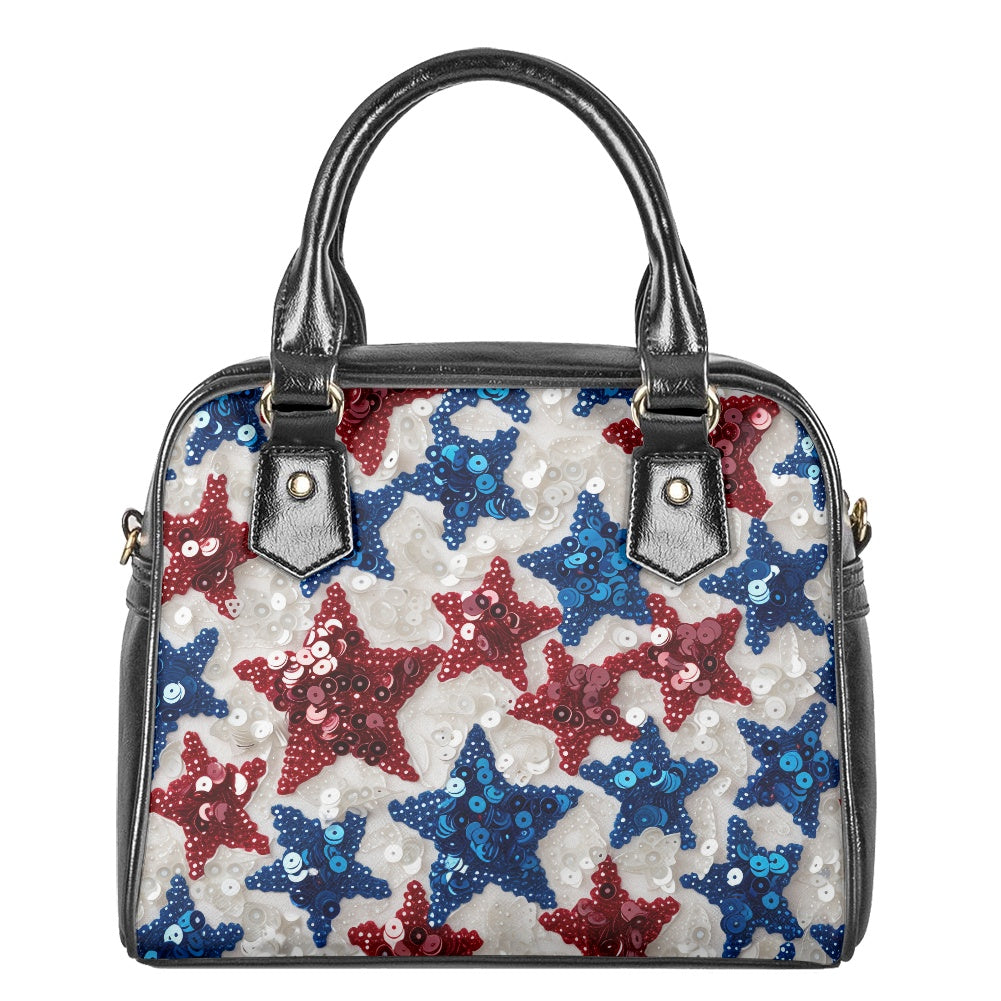 Sequin Stars Bowler Bag