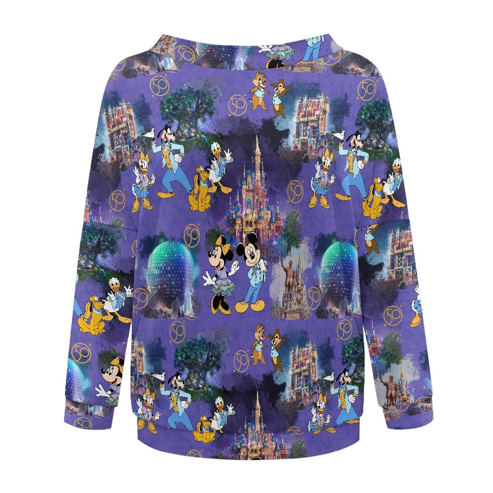 50th Friends Women's one-shoulder top