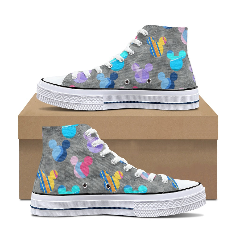 Famous Walls High Top Canvas Shoes