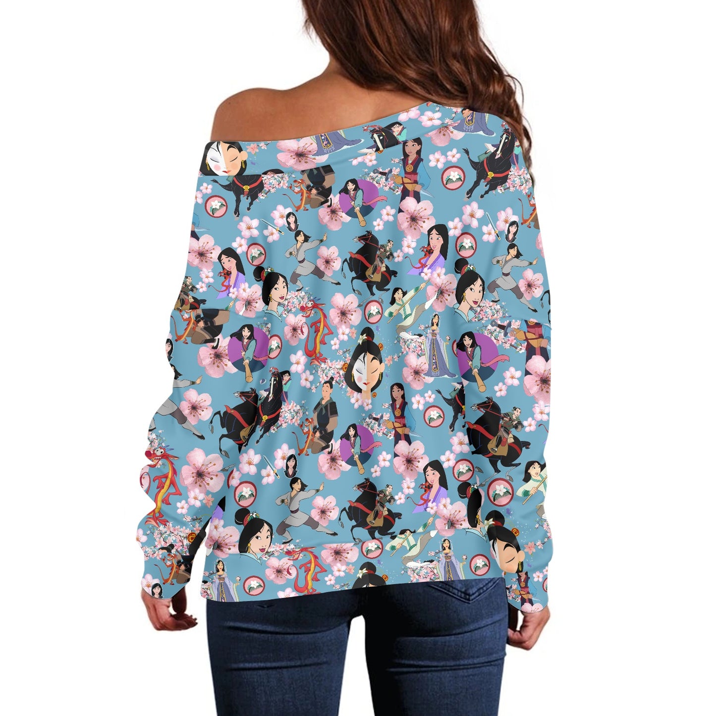 Warrior in Disguise Women's one-shoulder top
