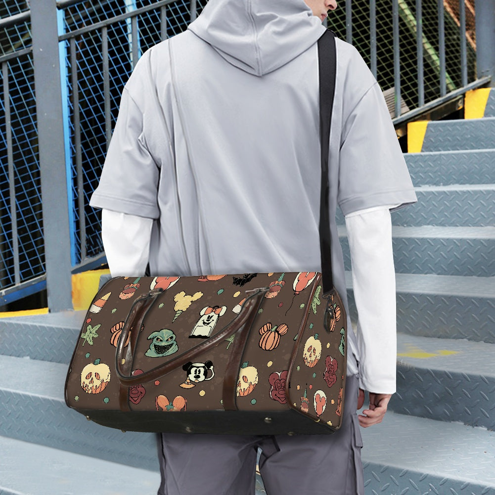 Boho Halloween Brown Travel Handbag