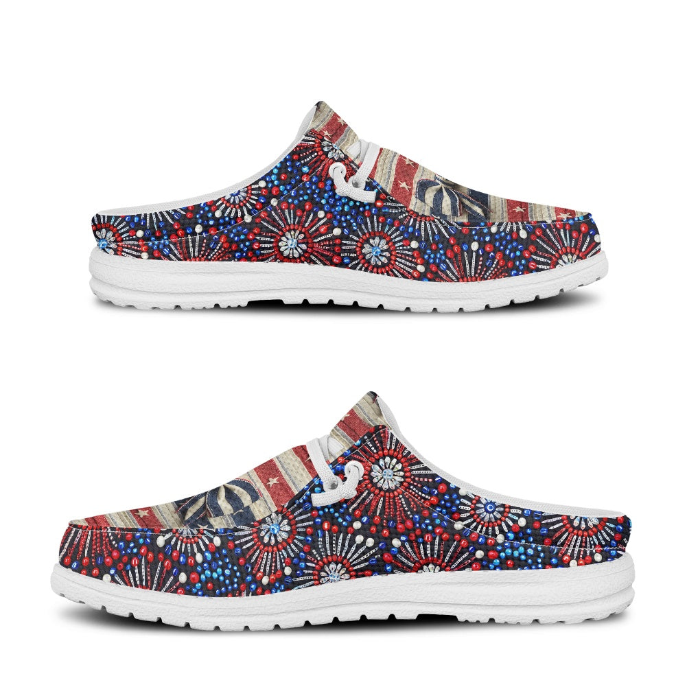 RWB Stripe MESH DUDE SHOES