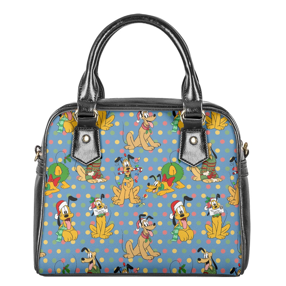 Christmas Pup Bowler Bag