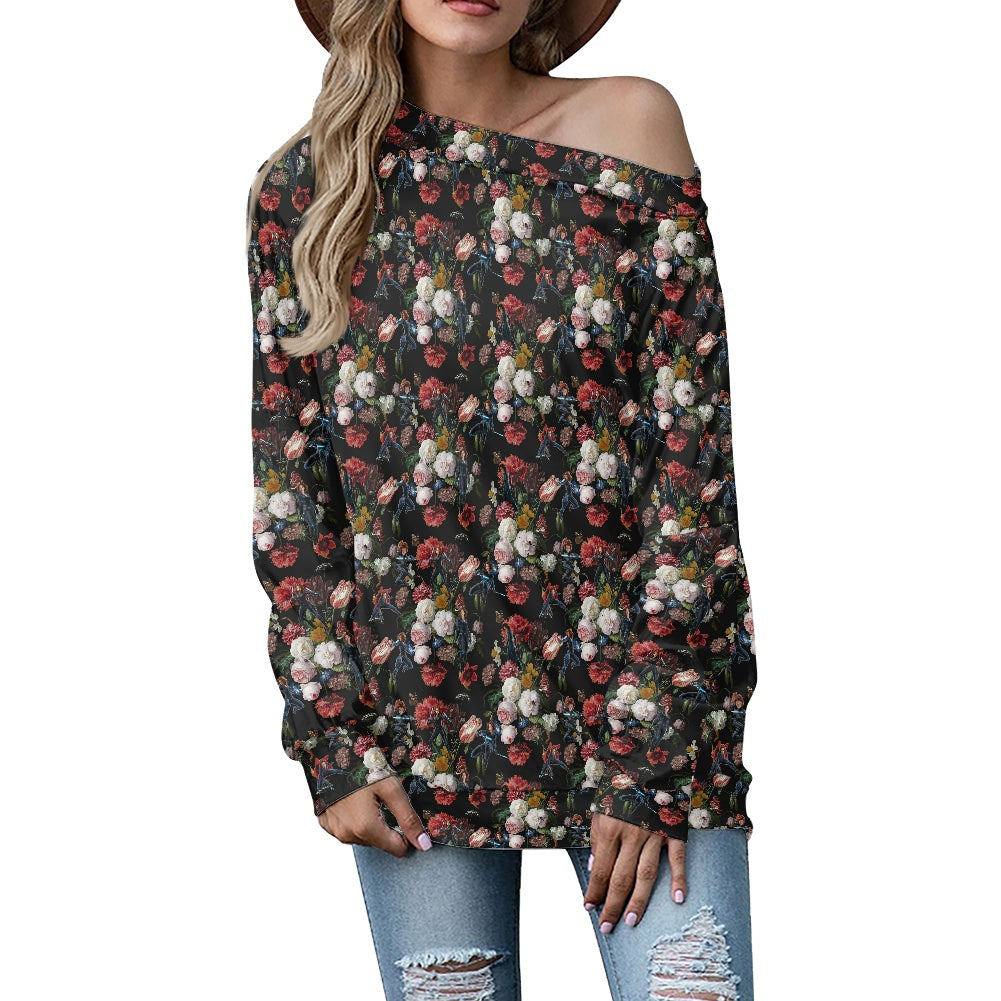 Black Widow Women's one-shoulder top