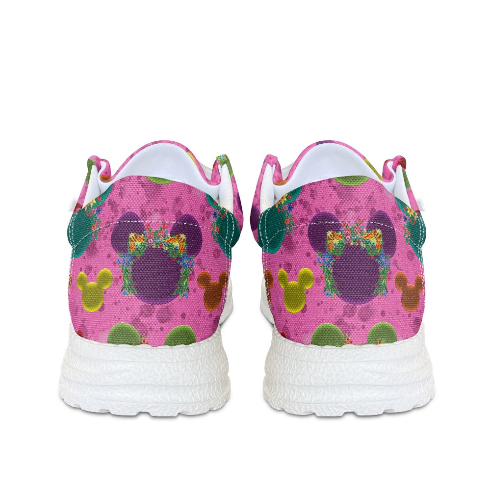 Neon Floral Ears dude shoes
