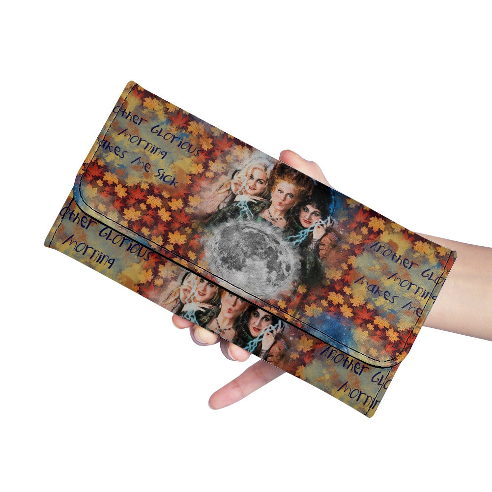 Makes Me Sick Long Folding Wallet