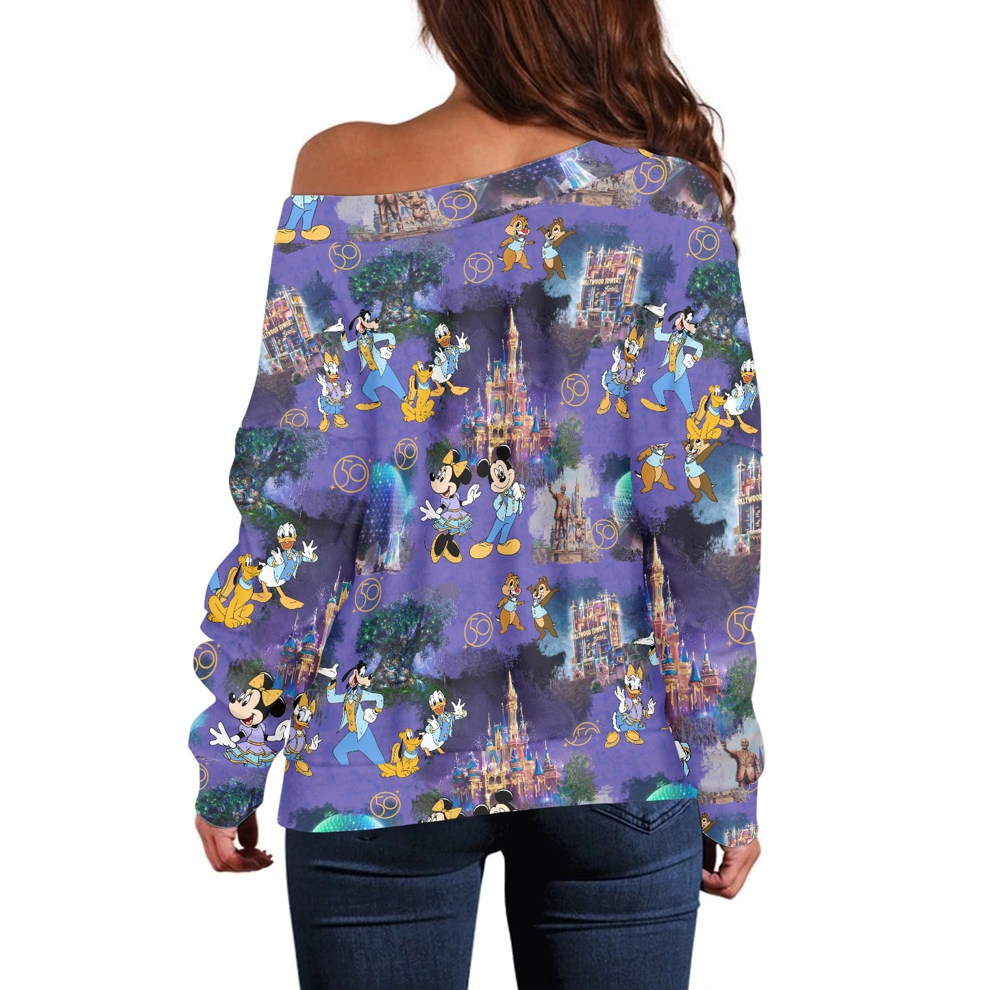 50th Friends Women's one-shoulder top