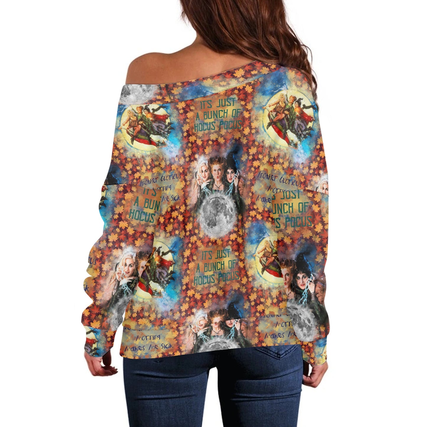 Makes Me Sick Women's one-shoulder top