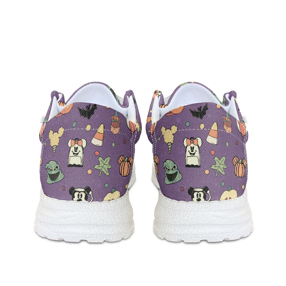 Boho Halloween Purple dude shoes